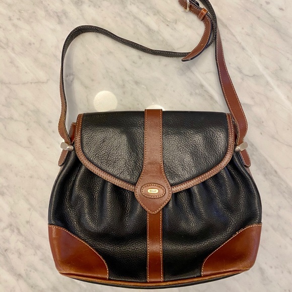 Bally Bags Vintage Ballys Leather Crossbody Bag Poshmark